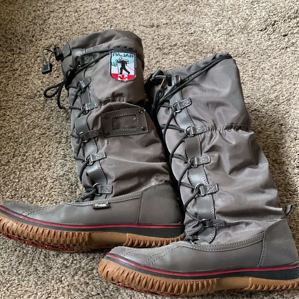 Pajar Grip Boots Lace Up Tall Winter, 40